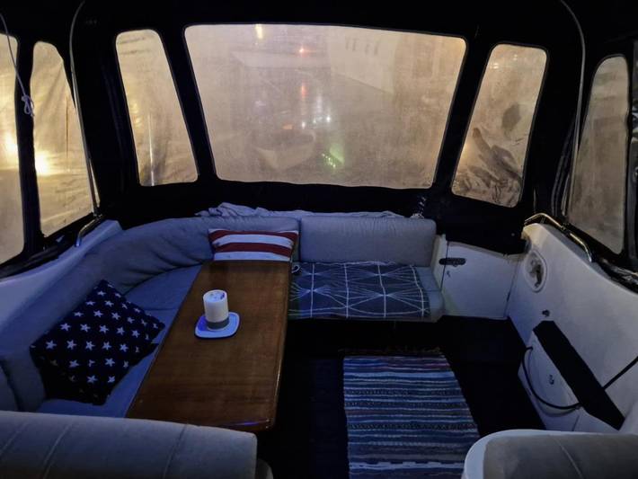Boot für 4 Personen, mit Seeblick und Ausblick sowie Terrasse, mit Haustier in Schweden - 2