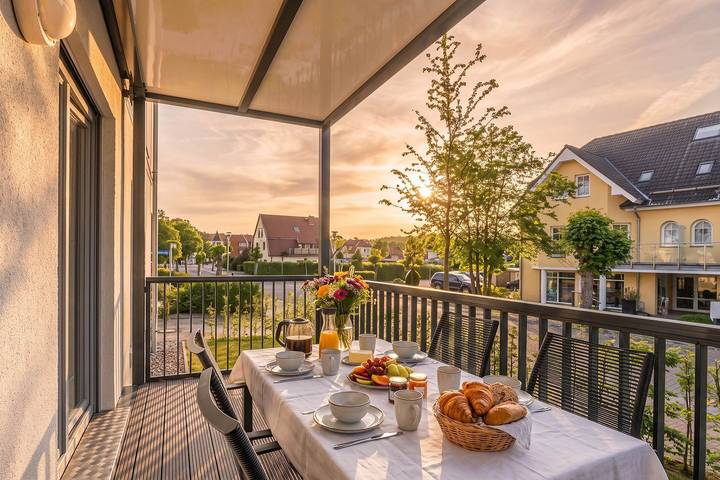 Ferienwohnung für 6 Personen, mit Balkon und Ausblick in Loddin - 2