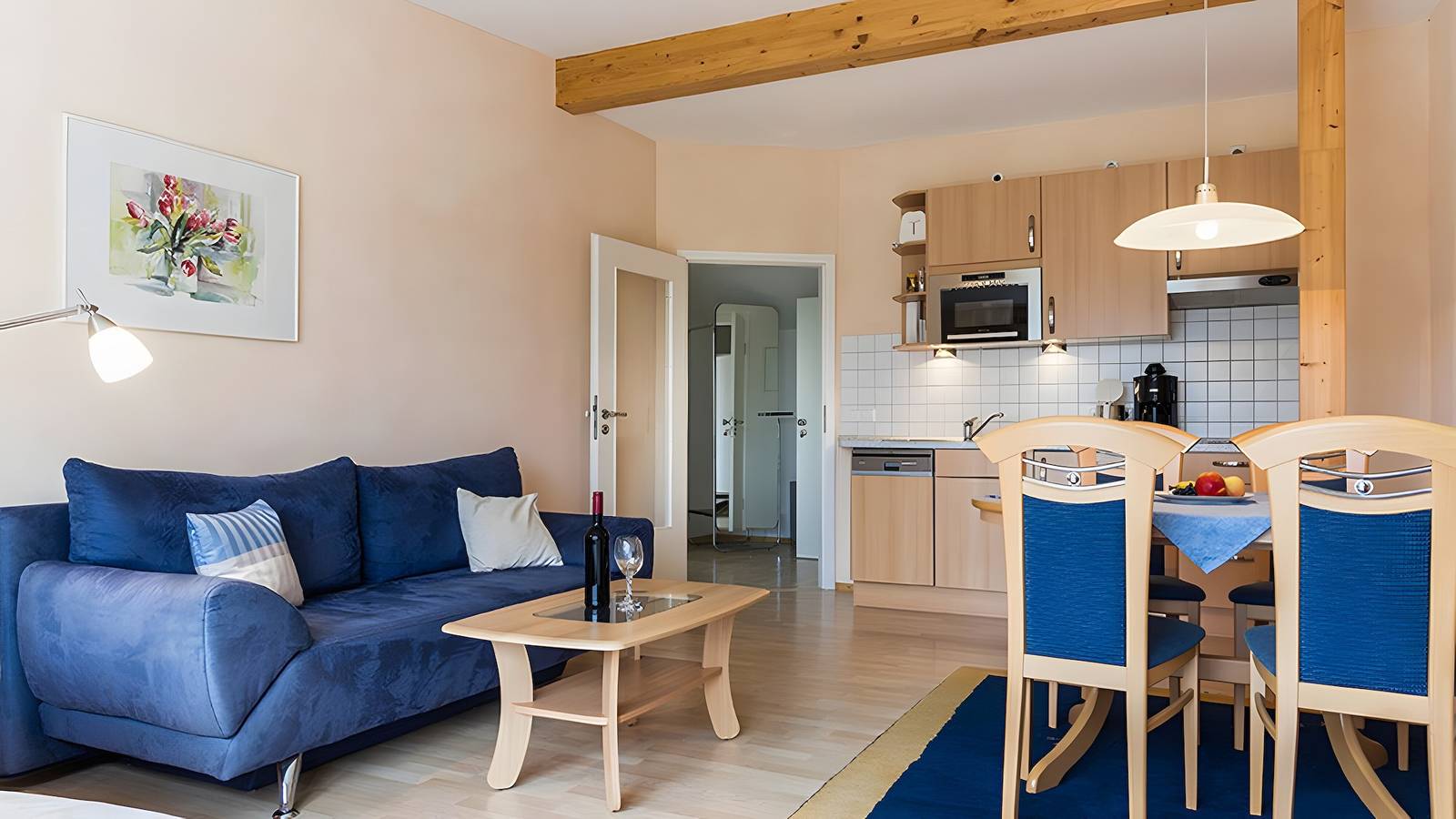 Ganze Wohnung, Apartment 'Säntis' mit Seeblick, Balkon und Wlan in Wasserburg (Bodensee), Bayerisch Schwaben