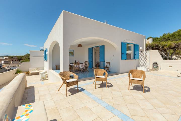 Maison d’hôte pour 5 personnes avec balcon/terrasse in Leuca, Castrignano del Capo