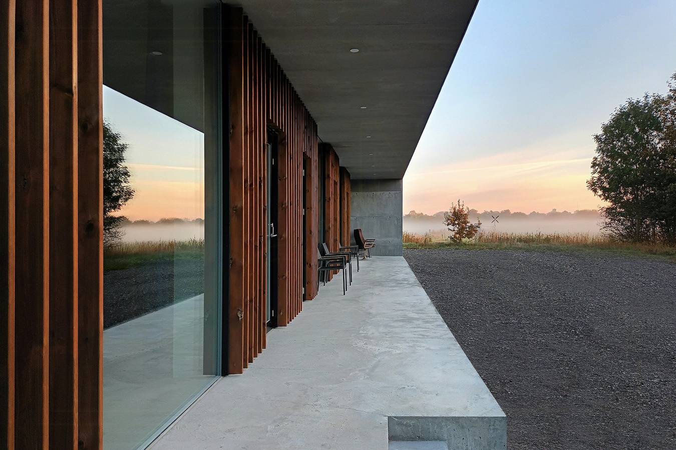 Ambiente de hotel en un entorno arquitectónico in Varde, Región de Varde