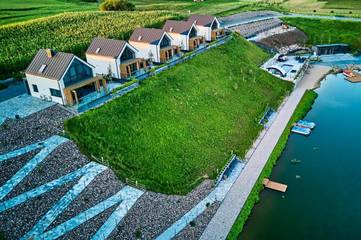 Ferienwohnung für 2 Personen, mit Pool und Sauna sowie Garten und Ausblick in Polen