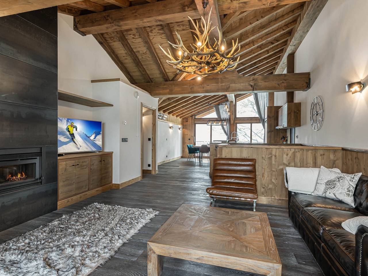 Appartement entier, Duplex Charmant Près des Pistes avec Hammam et Cheminée à Courchevel Le Praz in Courchevel 1300 (Le Praz), Saint-Bon-Tarentaise