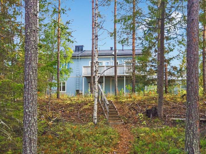 Lövgårdenin lohimaja in Överkalix, Lappland (Schweden)
