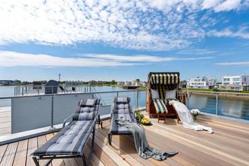 Ferienhaus mit Meerblick für 4 Personen, mit Terrasse und Sauna in Olpenitz