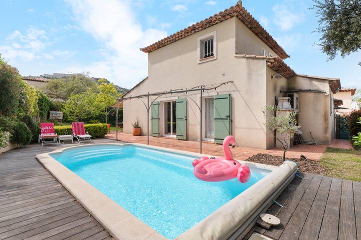 Villa with pool for 6 people, with garden in Côte d'Azur