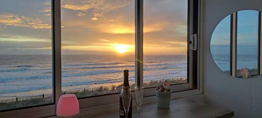 Gîte pour 2 personnes, avec vue et balcon dans Plage des Mouettes