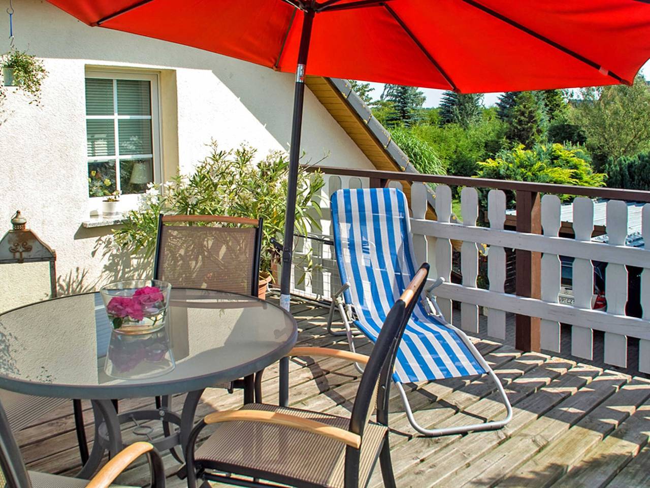 Ganze Ferienwohnung, Ferienwohnung Zirnstein mit großem Balkon - Ferienwohnung in Rubkow, Vorpommern
