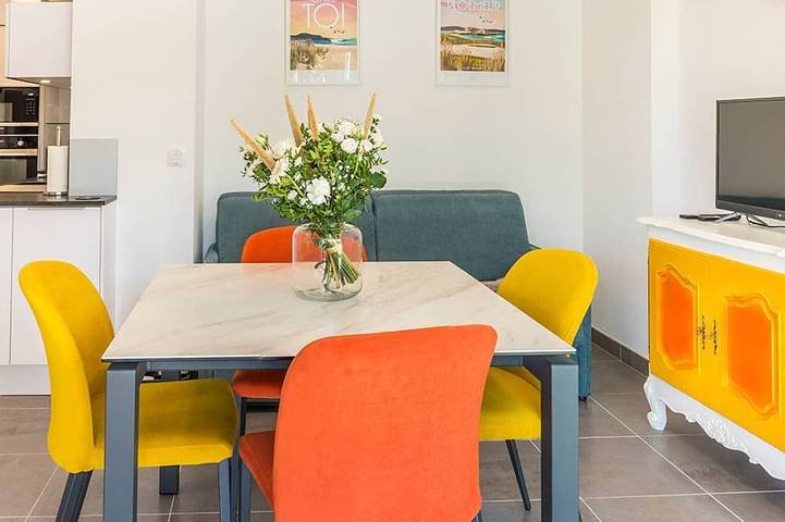 Gîte pour 3 personnes, avec terrasse à Larmor-Plage