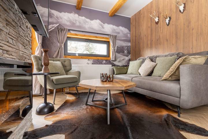 Ferienhaus für 6 Personen, mit Balkon/Terrasse und Terrasse