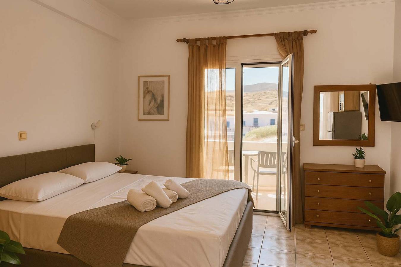 Apartamento entero, Beachfront Panorama Double Room in Kythira in Agia Pelagia (Citera), Citera