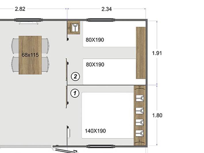 Bungalow für 4 Personen, mit Kinderpool in der Auvergne - 3