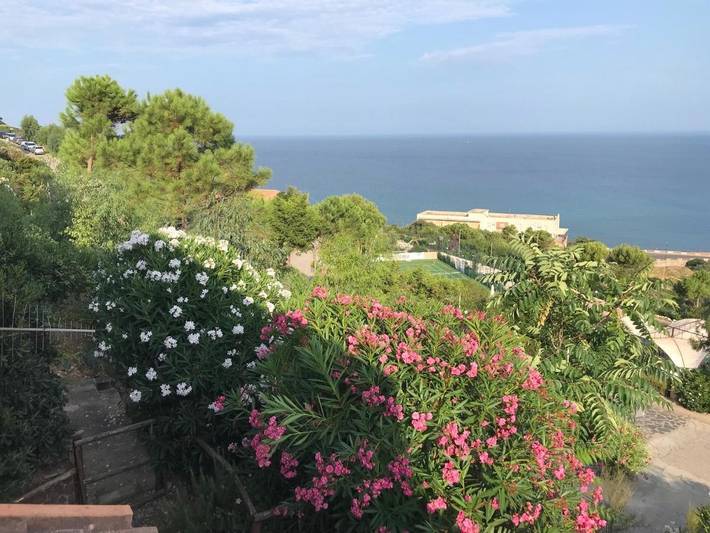 Ferienhaus für 4 Personen, mit Garten und Kinderpool sowie Ausblick