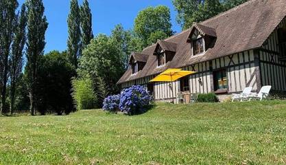 Gîte pour 2 personnes, avec jardin et terrasse, animaux acceptés en Seine-Maritime