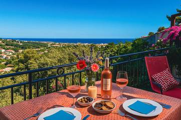 Villa pour 4 personnes, avec vue et jardin à Cagnes-sur-Mer