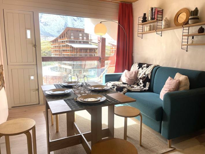 Chalet pour 4 personnes, avec balcon dans Les Arcs