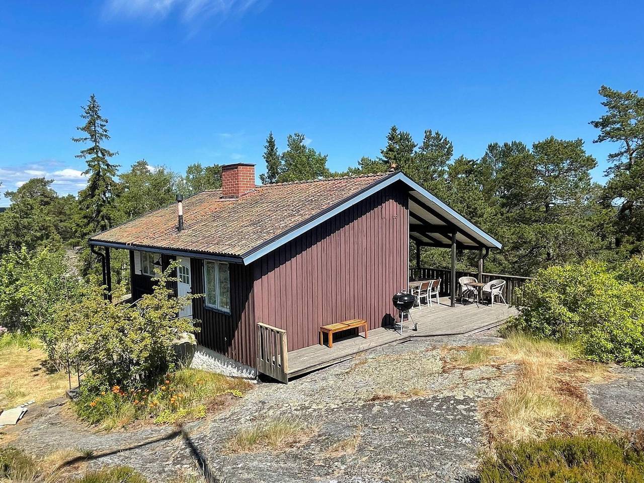 Gemütliches Ferienhaus auf Varmdo mit Natur in Stockholmer Schärengarten
