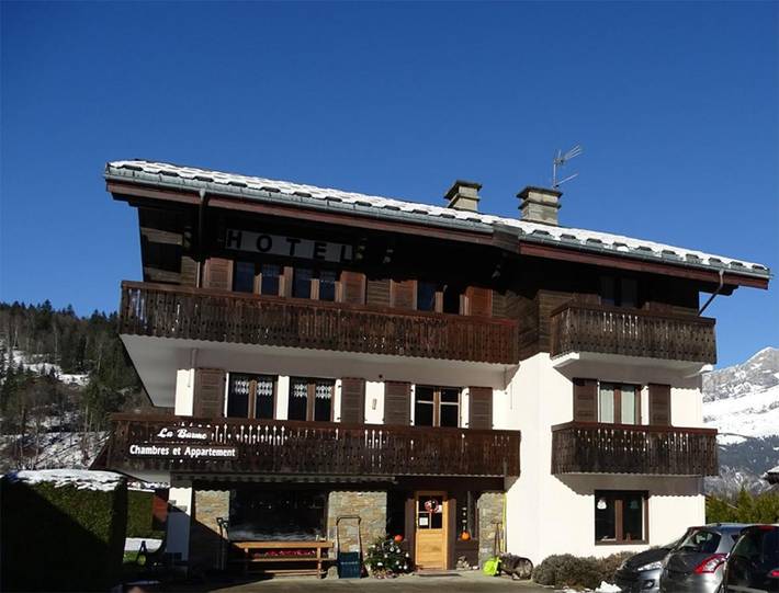 Hôtel pour 2 personnes, avec Terrasse ainsi que Jardin et Vue à Les Houches