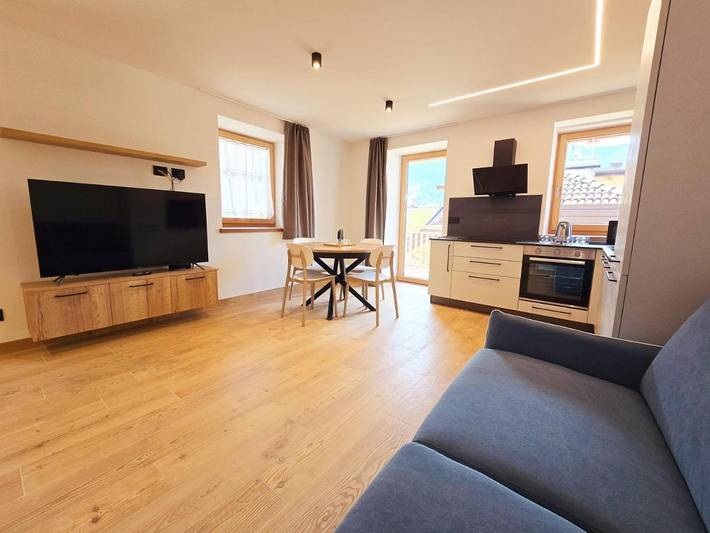 Appartamento per 6 persone, con panorama e terrazza, con animali domestici a Tesero