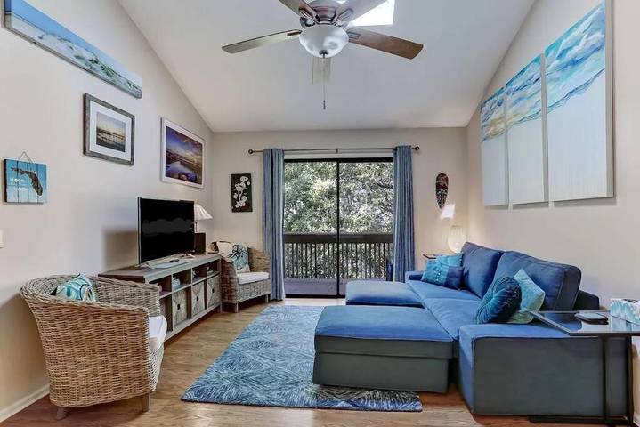 Apartament wakacyjny dla 6 osób, z basen i ogród oraz widok, Dla rodziny w Amelia Island