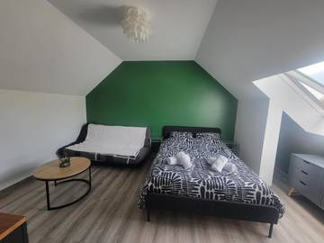 Cottage pour 2 personnes, avec jardin à Goustranville