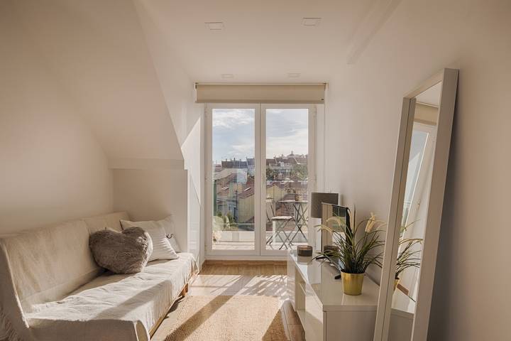 Apartamento de férias para 2 pessoas, com Terraço em Município de Lisboa