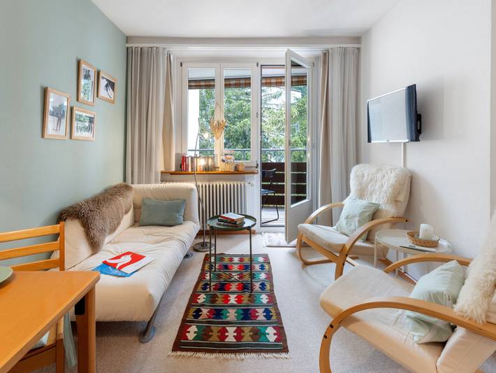 Gîte pour 2 personnes, avec balcon et sauna à Davos - 2