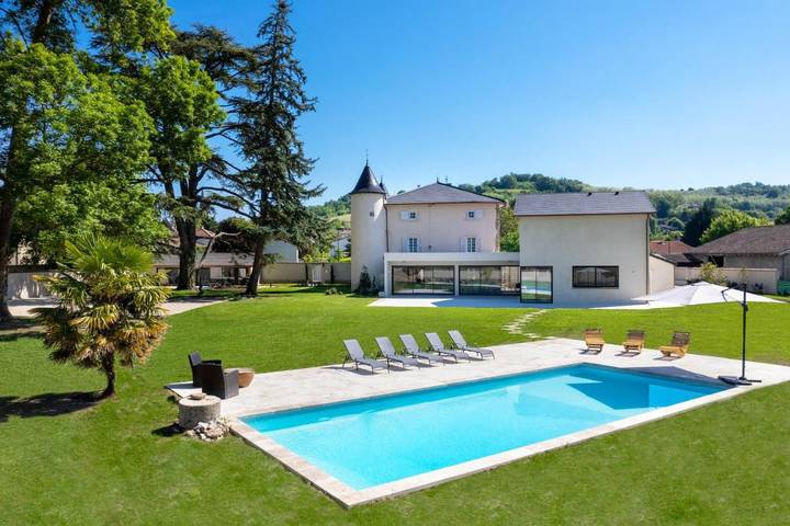 Hôtel pour 2 personnes, avec Terrasse et Jardin ainsi que Piscine et Vue