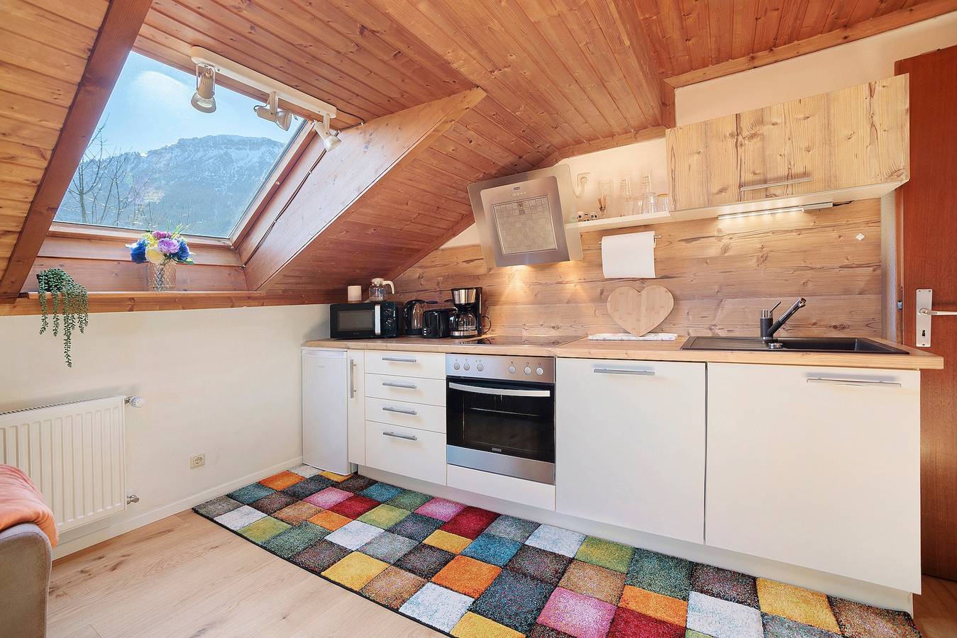 Appartement 'Haus Bergliebe – Zugspitzblick' met bergzicht, balkon en wifi, foto 9