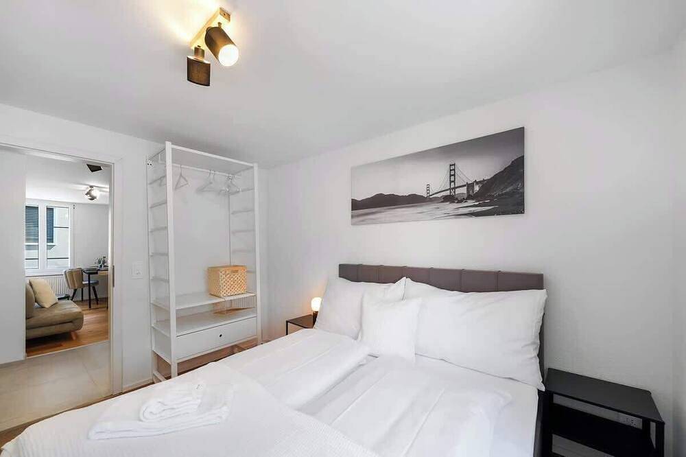 Entire apartment, Book2stay: modern Apartment at Top Place (Olma Messen) in St. Gallen, Lake Constance (Switzerland)