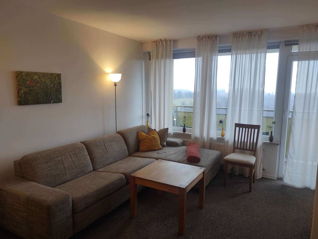 Ganze Ferienwohnung, Ferienapartment mit Schwimmbad und Bergblick in Hohegeiß, Harzvorland