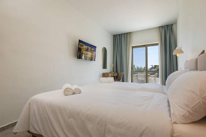 Appartement de vacances pour 2 personnes, avec Balcon ainsi que Terrasse et Vue