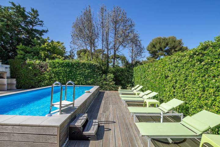 La Ritournelle (8p) with pool at Cap d'Antibes in Antibes, Costa mediterranea (Francia)