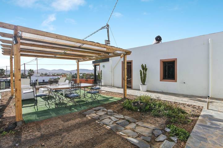 Casa de vacaciones para 4 personas, con Jardín en Lajares