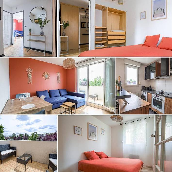 Gîte pour 4 personnes, avec Balcon et Terrasse à Saint-Fargeau-Ponthierry - 3