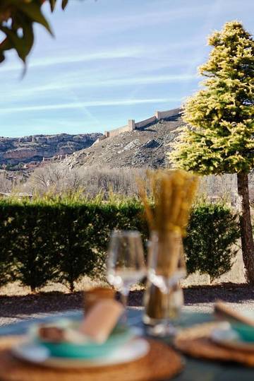 Apartamento para 2 personas, con jardín y vistas en Albarracín