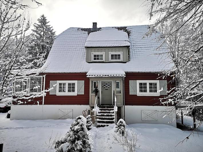 Ferienhaus für 10 Personen, mit Terrasse und Garten sowie Sauna und Ausblick in Altenau