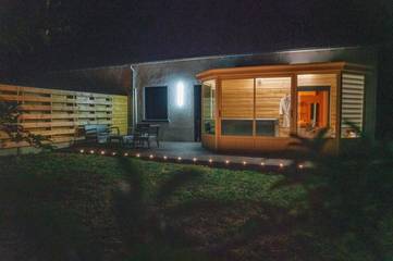 Cottage pour 2 personnes, avec jacuzzi ainsi que terrasse et jardin à Guipry-Messac