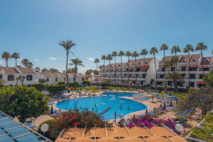 Villa pour 4 personnes, avec Balcon et Terrasse ainsi que Jardin et Bassin pour enfant à Playa de las Américas