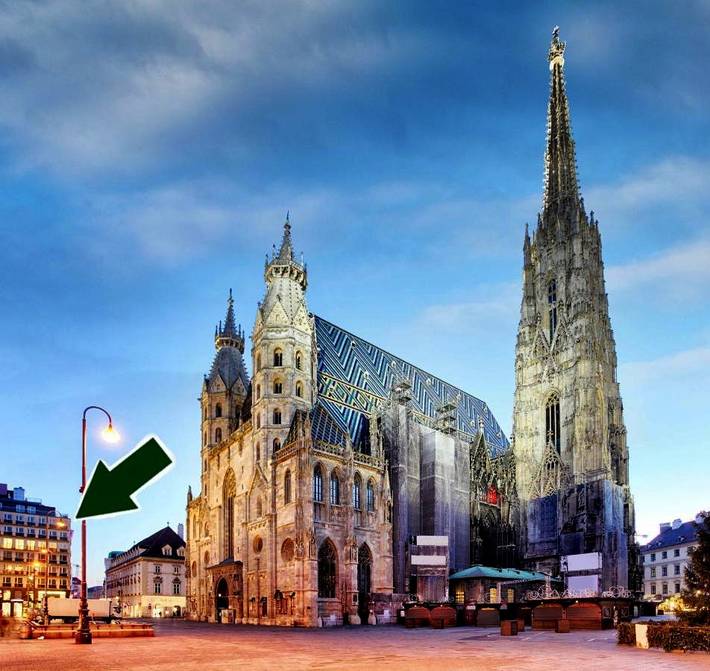 Ferienhaus für 3 Personen, mit Ausblick in Stephansdom