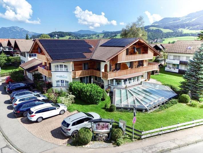 Ferienwohnung für 4 Personen, mit Balkon und Terrasse sowie Garten und Sauna in Fischen