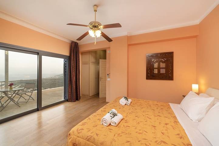 Pool, sea view, WLAN, well-kept garden in Elunda, Lasithi