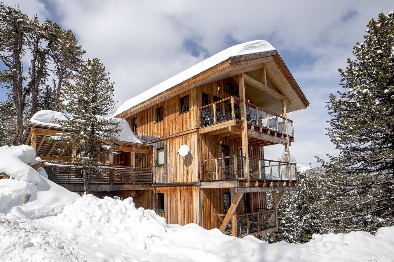 Ferienhaus # 6 mit Ir-Sauna und Whirlwanne in Stadl-Predlitz, Turracher Höhe