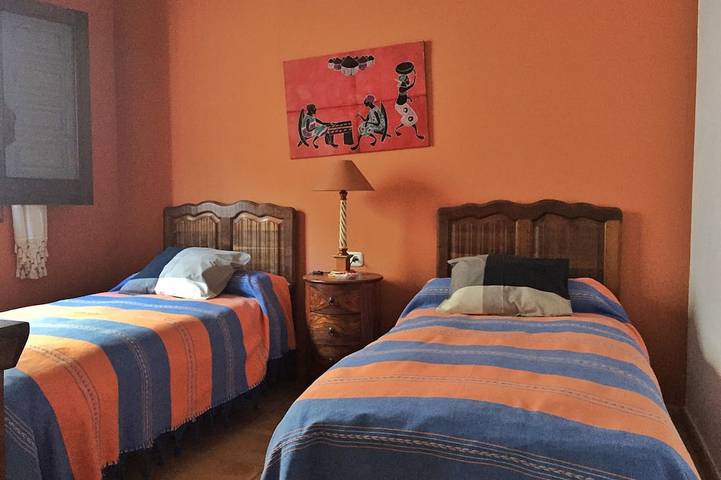 Stylish Andalusian country house with pool in olive grove facing the sea in Almuñecar, Costa Tropical