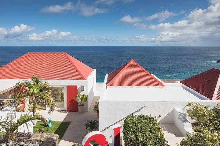 Maison de vacances pour 8 personnes, avec jardin ainsi que jacuzzi et piscine dans Saint-Barthélemy