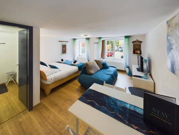 Gîte pour 2 personnes, avec Terrasse et Vue à Porrentruy