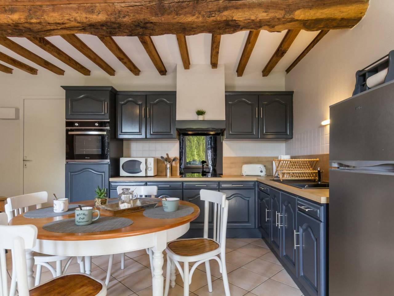 Charme Campagne: Maison Mitoyenne 2 Ch, Terrasse in Muneville-sur-Mer, Région de Coutances