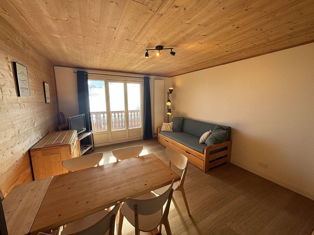 Geheel appartement, Vakantieappartement voor 6 personen met balkon in Huez, Écrins Nationaal Park