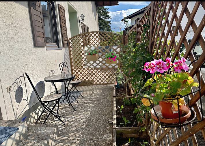 Ferienwohnung für 4 Personen, mit Terrasse und Garten