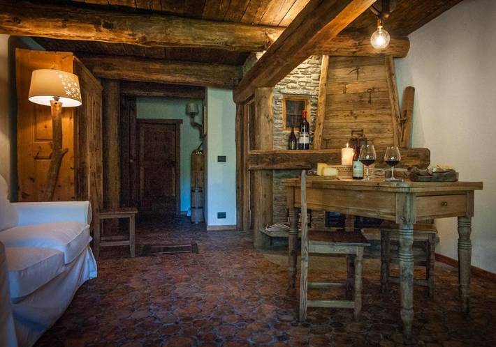 Ferienhaus für 3 Personen, mit Terrasse und Whirlpool sowie Garten und Sauna in Pragelato